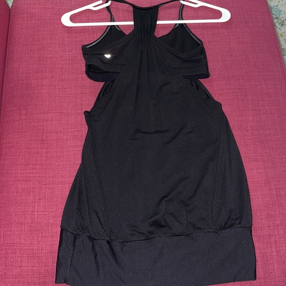 Lululemon No Limits Tank Black No Limit Top Tank Built-in Bra - Picture 7 of 7